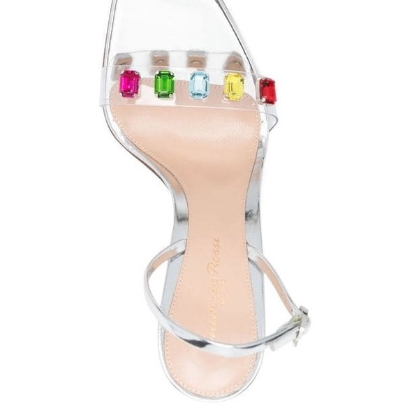 Gianvito Rossi
Ribbon 100mm crystal-embellished sandals - Picture 4 of 13